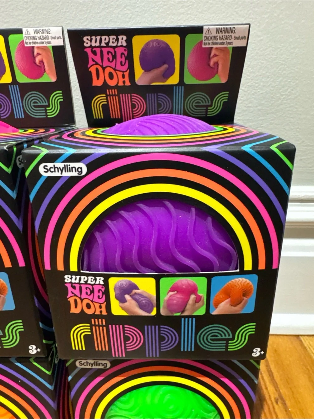 Super NeeDoh Ripples Sensory Stress Ball - colors may vary!!